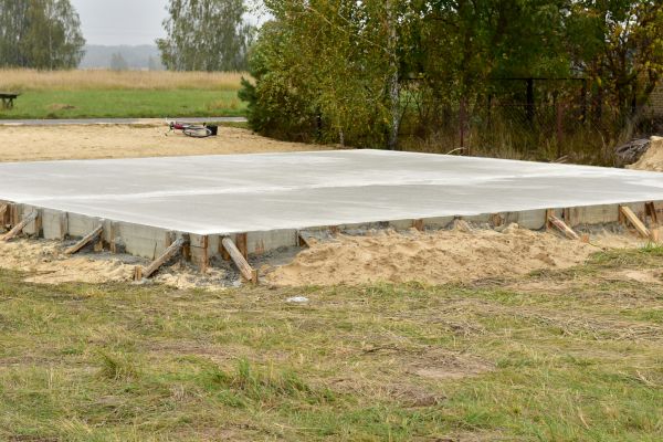 Concrete Base Installation in Mason