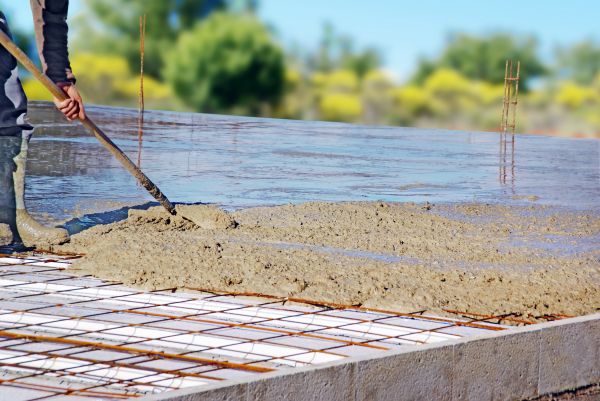 Cement Slab Laying in Mason