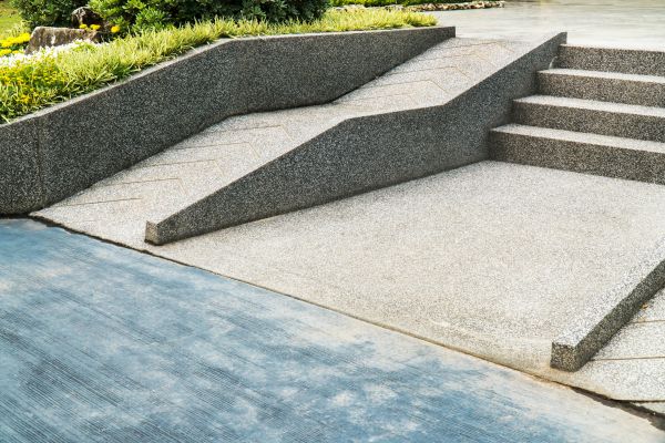 Concrete Ramp Installation in Mason
