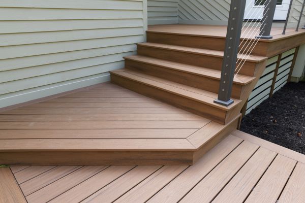 Patio Staircase Construction in Mason
