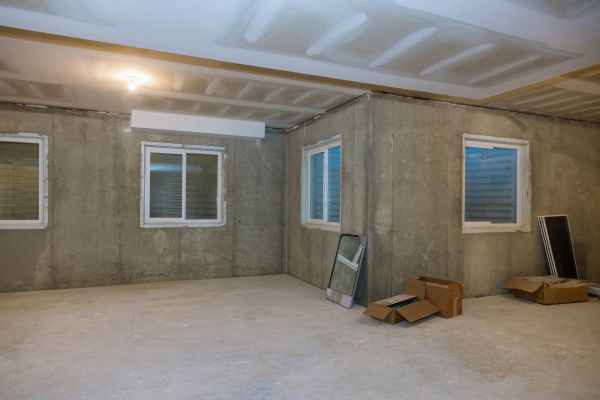 Basement Concrete Installation in Mason