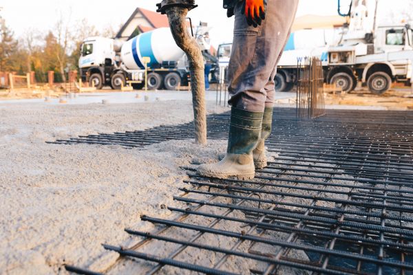 Poured Foundation Installation in Mason