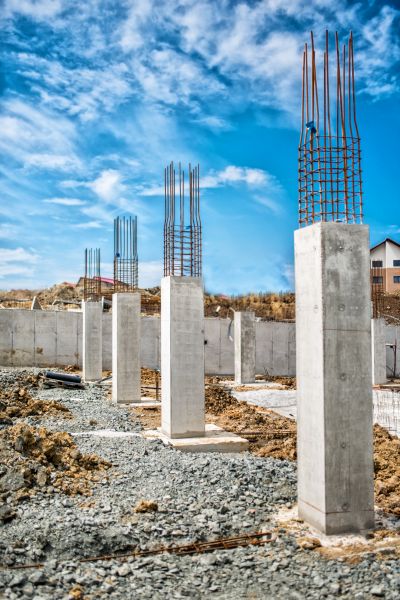 Concrete Footer Pouring in Mason