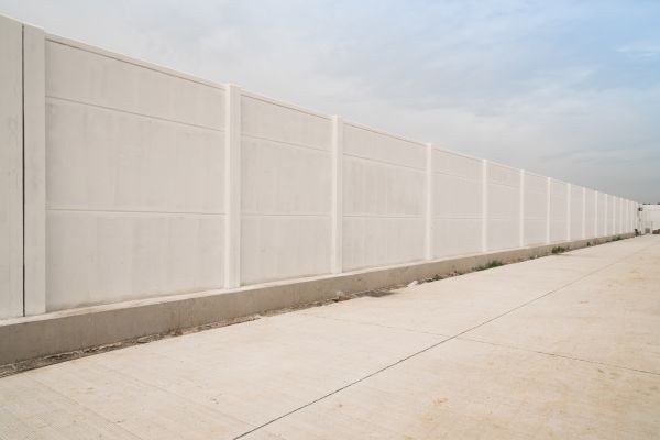 Concrete Fence Construction in Mason