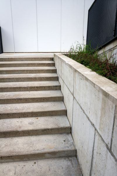 Cement Stair Installation in Mason
