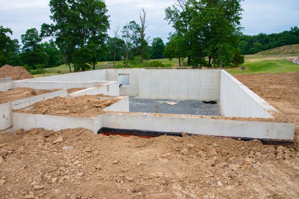 Basement Foundation Pouring in Mason