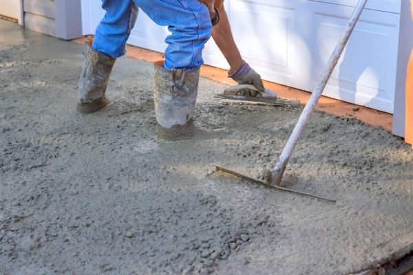 Driveway Slab Construction in Mason