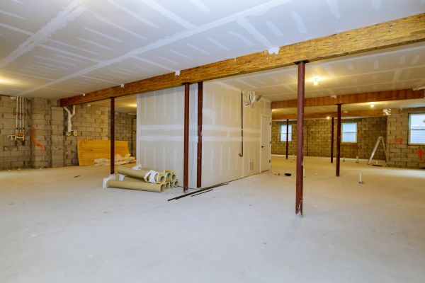 Basement Slab Installation in Mason