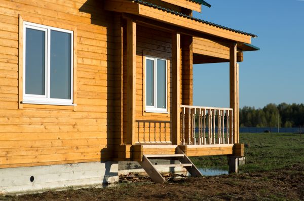 Cabin Footing Construction in Mason