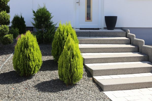 Exterior Steps Construction in Mason