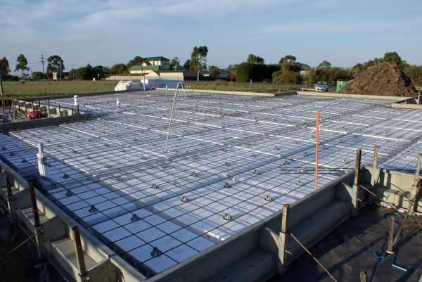 Barn Pad Construction in Mason