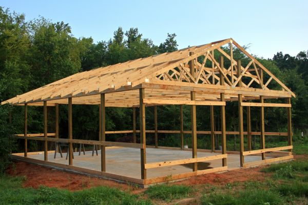 Barn Pad Installation in Mason
