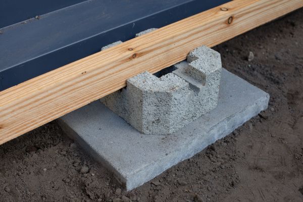 Deck Footing Construction in Mason