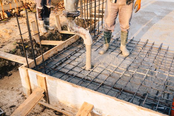 Foundation Concrete Pouring in Mason
